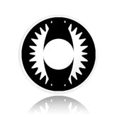 Lentes de contacto de color blanco para cosplay de ojos de gato salvaje